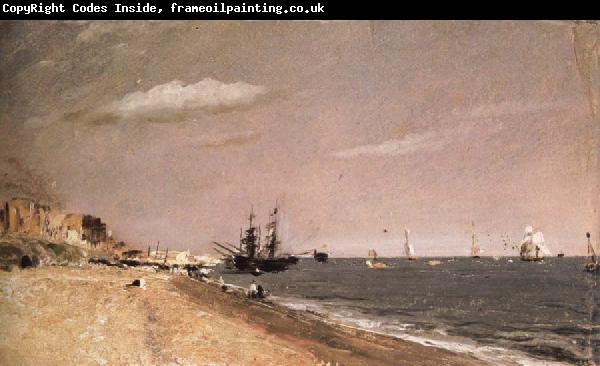 John Constable brighton beach with colliers